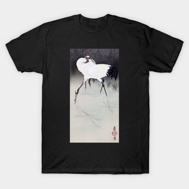Crane by Ohara Koson T-Shirt by topower